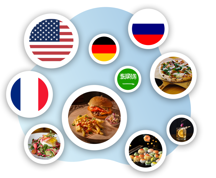 #3 Agregue idiomas, categorías y productos ilimitados a tu menú digital